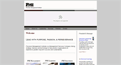 Desktop Screenshot of precisionmi.org